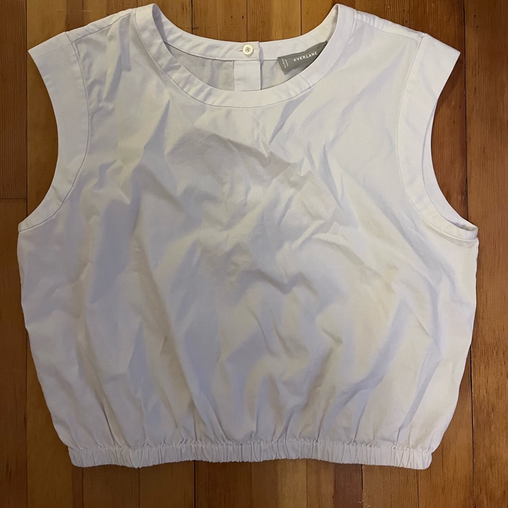 EVERLANE Bubble top in white